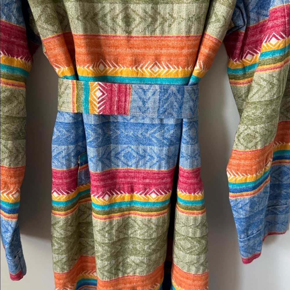 NEW The Territory Ahead Sante Fe Blanket Cardigan Duster Size L - Picture 7 of 10